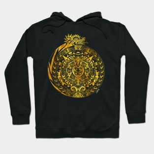 aztec dragon sun ecopop Hoodie